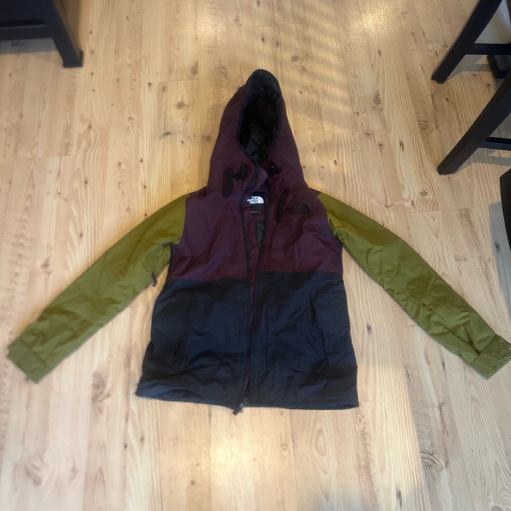North Face Snow Ski Jacket Women Medium Powder Skirt M